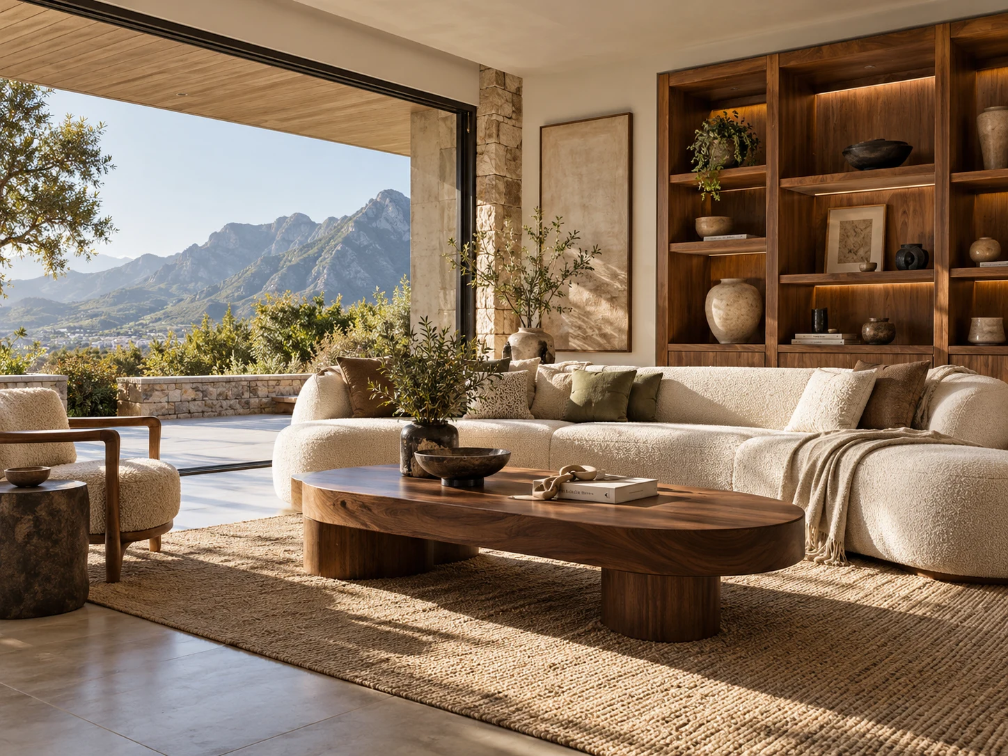 A considered living space — Living room furniture concept. Click to enlarge.